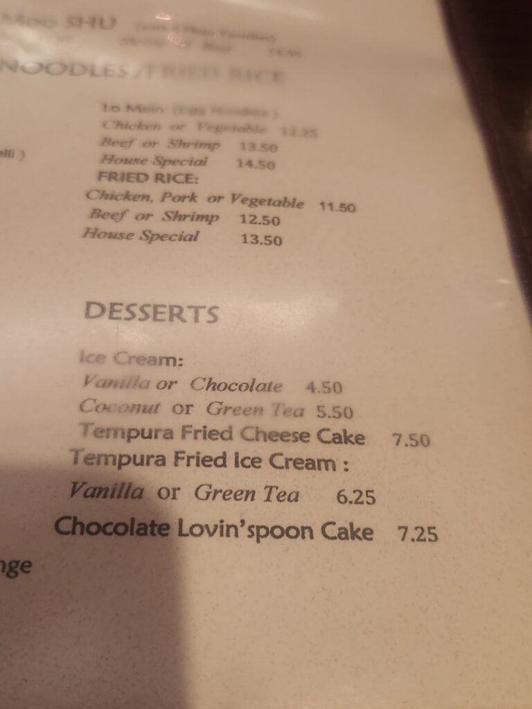 Wild Ginger Menu 3